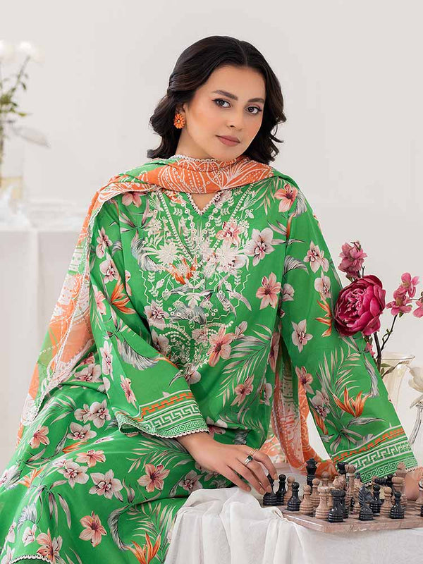 RANG E GULKAR 3 Pieces Unstitched Digital Printed Lawn Suit