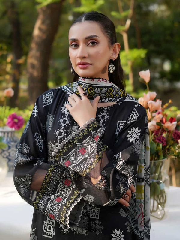 RANG E BAHAR 3-Piece Unstitched Digital Printed Lawn Suit