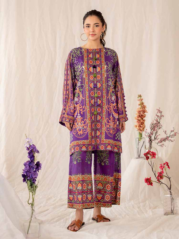 ZARA 2-Piece Unstitched Digital Printed Lawn Suit
