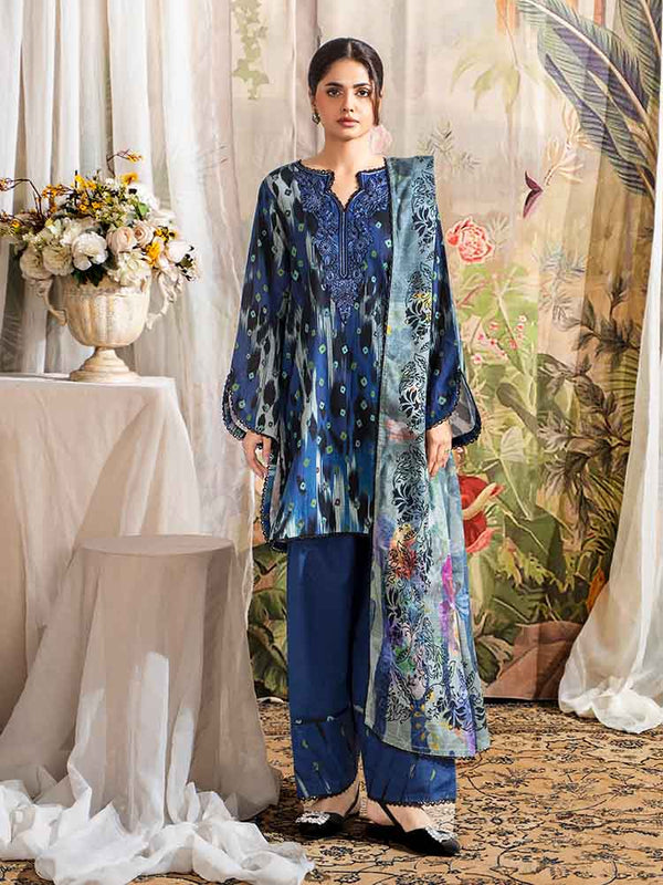NORINE 3-Piece Unstitched Digital Printed Khaddar Suit