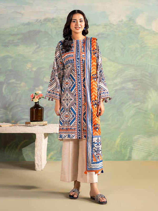 WINTER RUSH 3-Piece Unstitched Digital Printed Khaddar Suit