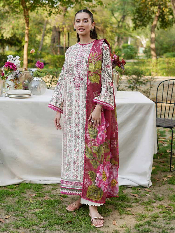 RANG E BAHAR 3-Piece Unstitched Digital Printed Lawn Suit