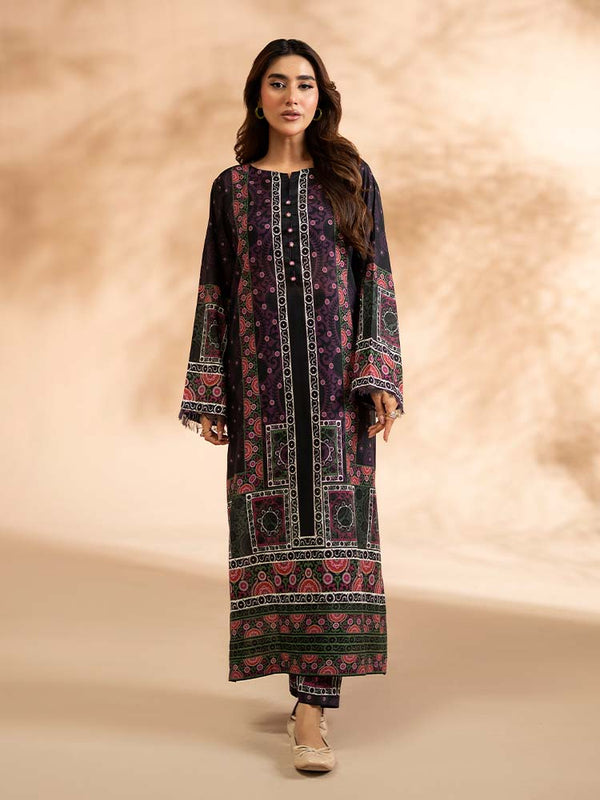 MODISTE 2-Piece Unstitched Digital Printed Stripe Lawn Suit