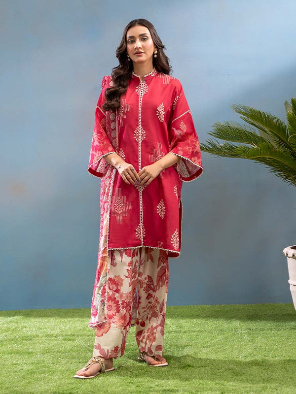 EMILY 3-Piece Unstitched Digital Printed Lawn Suit