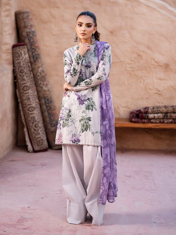 RANG E ZAAR 3-Piece Unstitched Digital Printed Lawn Suit
