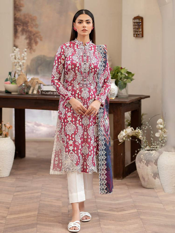 MEEM 3-Piece Unstitched Digital Printed Lawn Suit