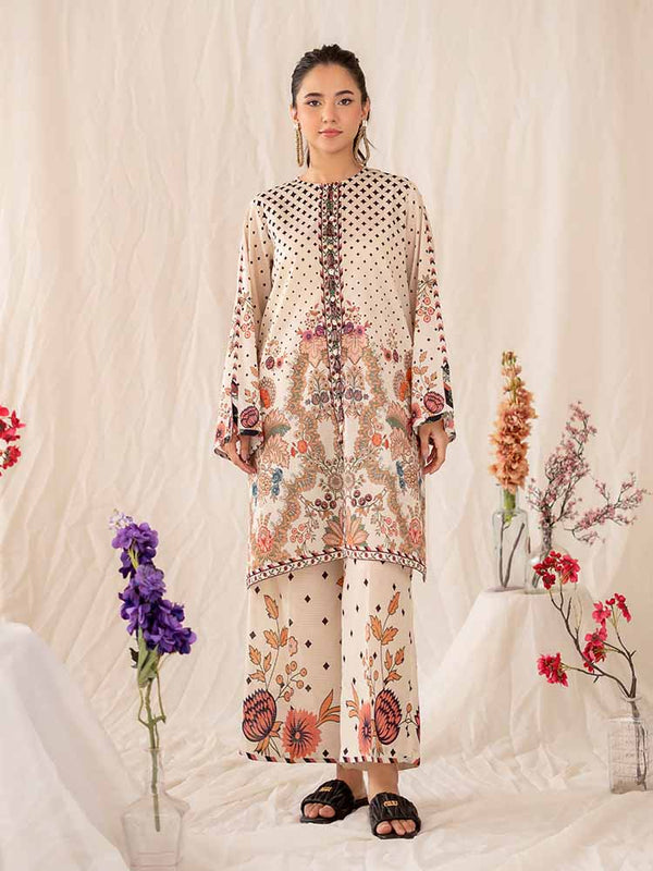 ZARA 2-Piece Unstitched Digital Printed Lawn Suit