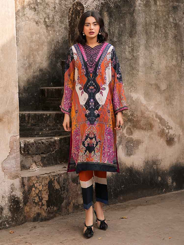 SIAN 2-Piece Unstitched Digital Printed Fancy Linen Suit