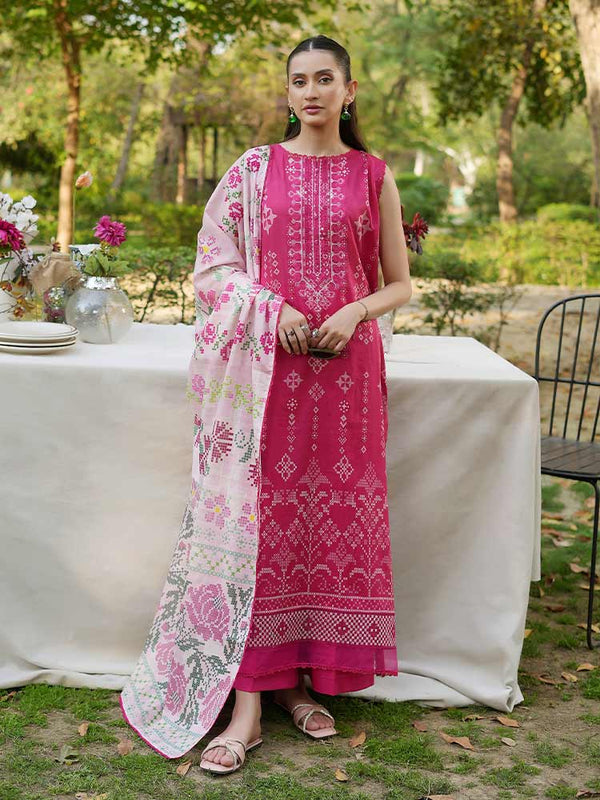 RANG E BAHAR 3-Piece Unstitched Digital Printed Lawn Suit