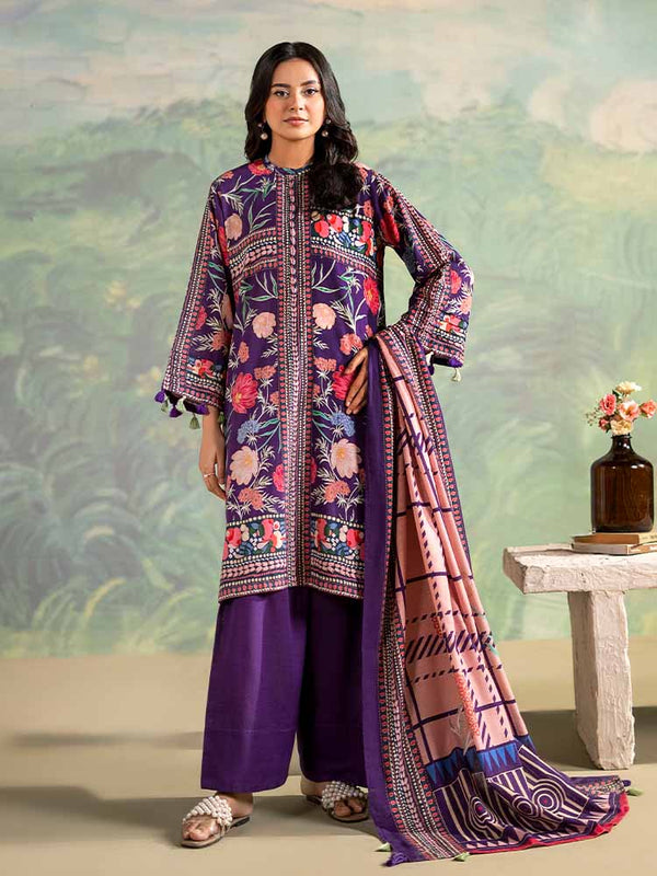 WINTER RUSH 3-Piece Unstitched Digital Printed Khaddar Suit