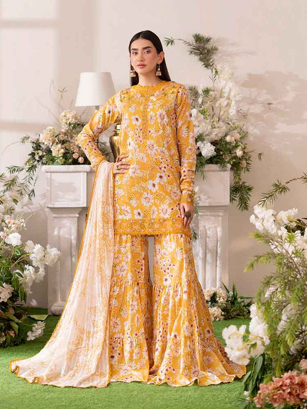NOVA 3-Piece Unstitched Digital Printed Lawn Suit