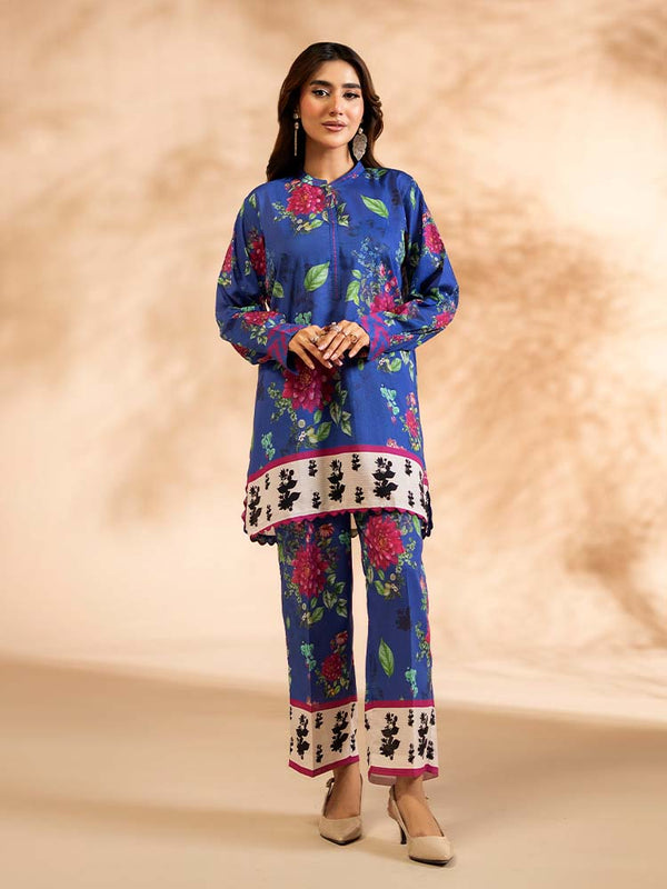 MODISTE 2-Piece Unstitched Digital Printed Stripe Lawn Suit