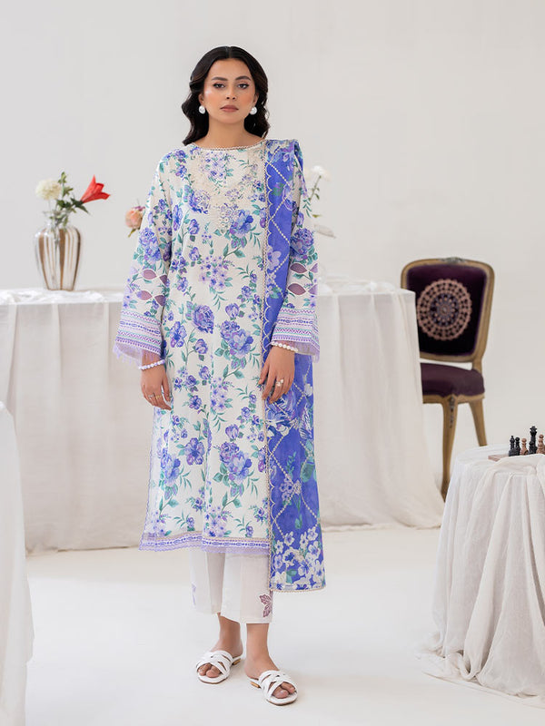 RANG E GULKAR 3 Pieces Unstitched Digital Printed Lawn Suit