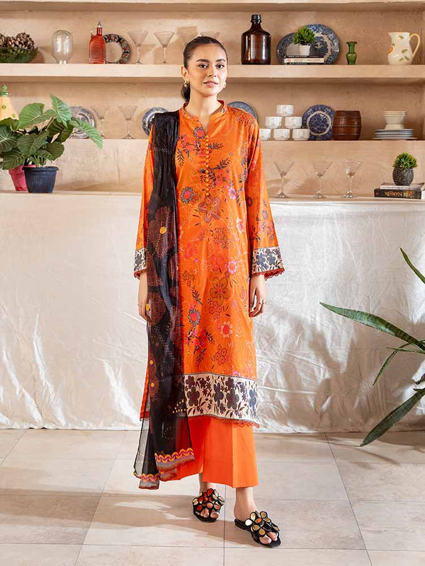 POP GUL 3-Piece Unstitched Digital Printed Lawn Suit