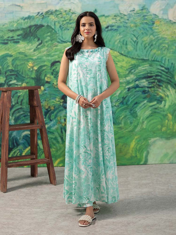 FLEUR 2-Piece Unstitched Digital Printed Linen Suit