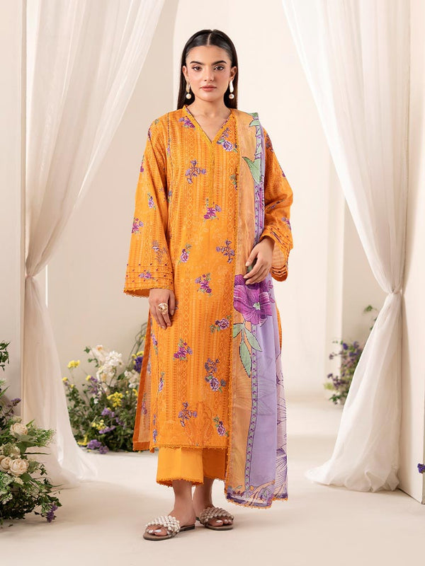 RANG ROZ 3-Piece Unstitched Digital Printed Lawn Suit