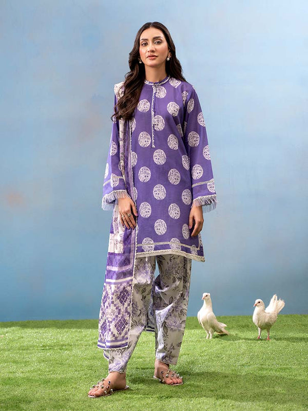 EMILY 3-Piece Unstitched Digital Printed Lawn Suit