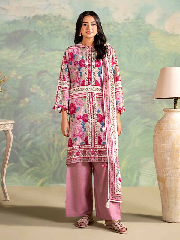 WINTER RUSH 3-Piece Unstitched Digital Printed Khaddar Suit