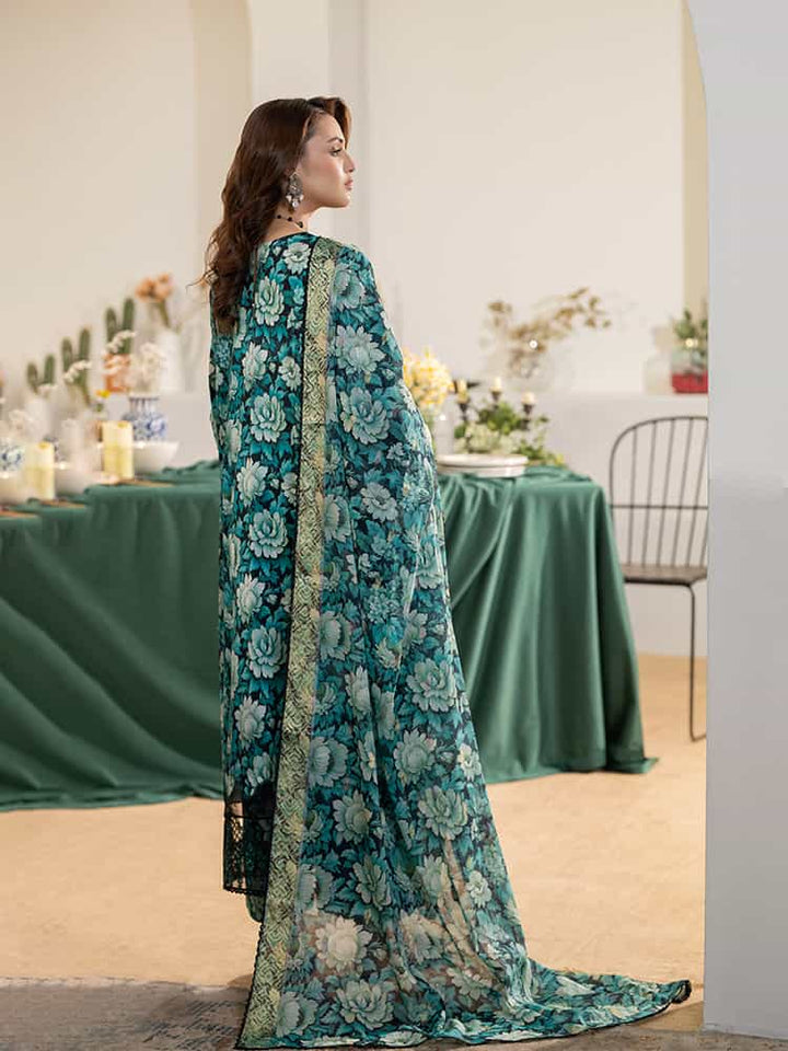 NOA Exclusive Ladies Suit, Embroidered Organza Sequence Suit, Digital Print Lawn Suit, Golden Border Dupatta Set, Women’s Wedding Suit, Festive Party Wear Suit, Premium 3-Piece Women’s Outfit, Multi-Brosha Lawn Dupatta, Luxury Embroidered Suit, Elegant Ladies Suit Collection.