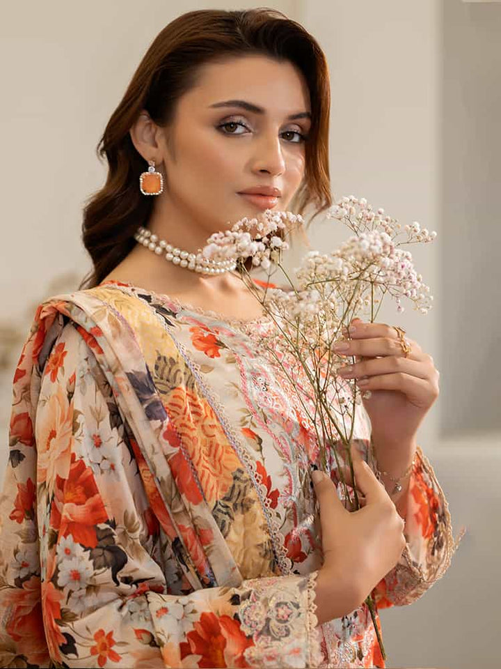 NOA Exclusive Ladies Suit, Embroidered Organza Sequence Suit, Digital Print Lawn Suit, Golden Border Dupatta Set, Women’s Wedding Suit, Festive Party Wear Suit, Premium 3-Piece Women’s Outfit, Multi-Brosha Lawn Dupatta, Luxury Embroidered Suit, Elegant Ladies Suit Collection.