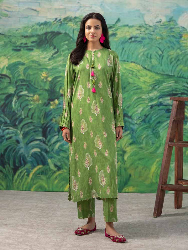 FLEUR 2-Piece Unstitched Digital Printed Linen Suit