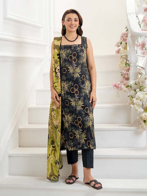 GULABI 3-Piece Unstitched Digital Printed Lawn Suit