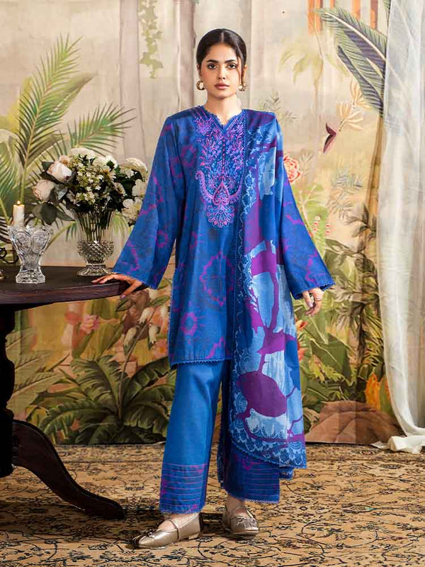 NORINE 3-Piece Unstitched Digital Printed Khaddar Suit