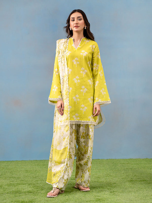 EMILY 3-Piece Unstitched Digital Printed Lawn Suit