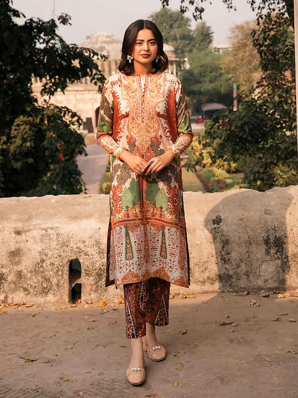 SIAN 2-Piece Unstitched Digital Printed Fancy Linen Suit