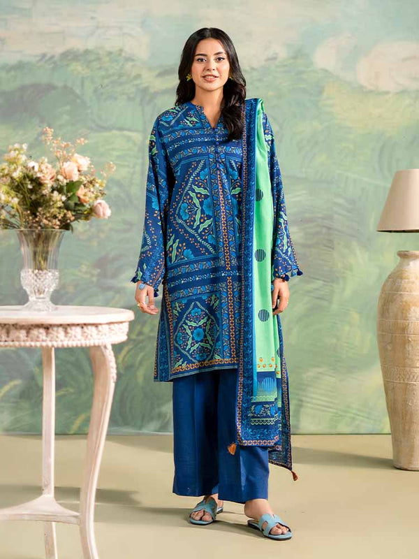 WINTER RUSH 3-Piece Unstitched Digital Printed Khaddar Suit