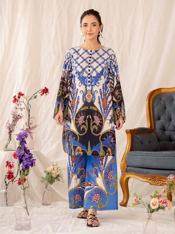 ZARA 2-Piece Unstitched Digital Printed Lawn Suit