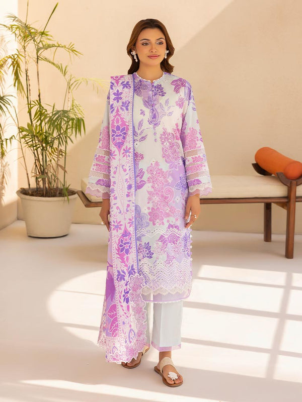 Kali 3 Pieces Unstitched Digital Printed Lawn Suit