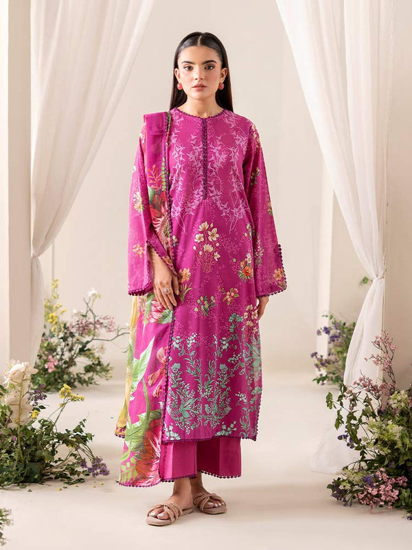 RANG ROZ 3-Piece Unstitched Digital Printed Lawn Suit