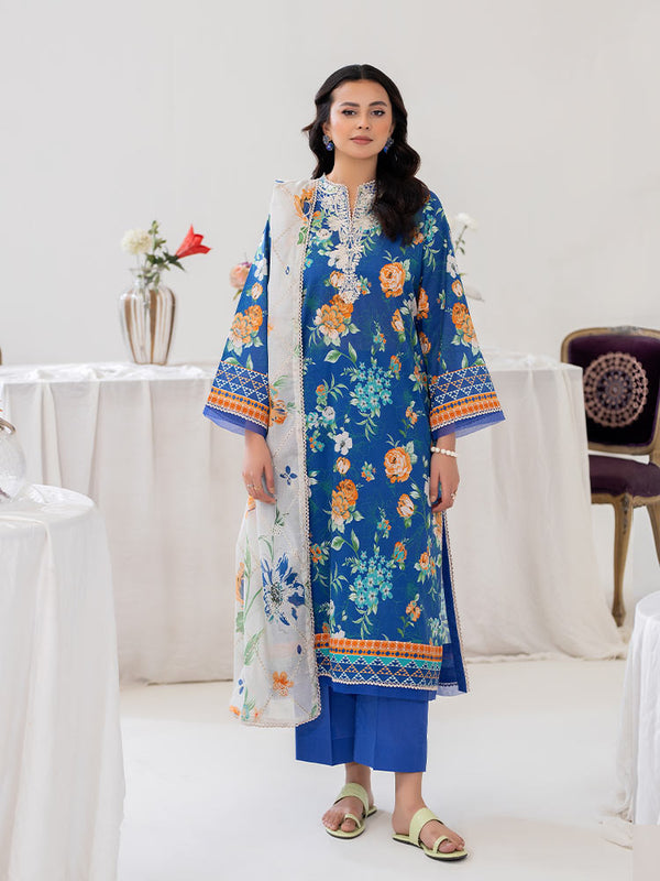 RANG E GULKAR 3 Pieces Unstitched Digital Printed Lawn Suit