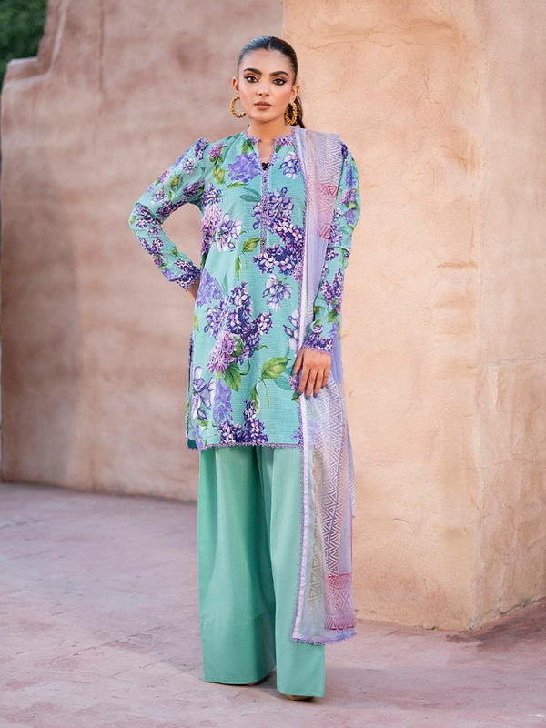 RANG E ZAAR 3-Piece Unstitched Digital Printed Lawn Suit