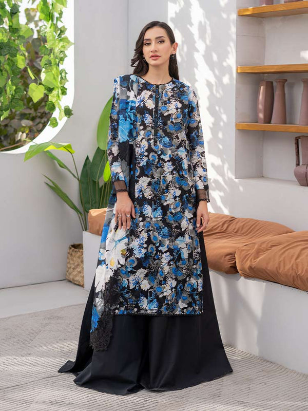 KALI 3-Piece Unstitched Digital Printed Lawn Suit