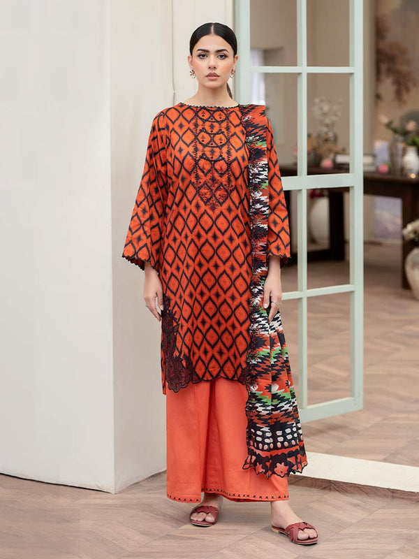 MEEM 3-Piece Unstitched Digital Printed Lawn Suit