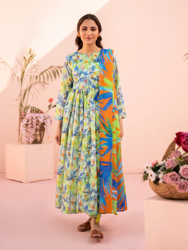 ROOP 3-Piece Unstitched Digital Printed Lawn Suit