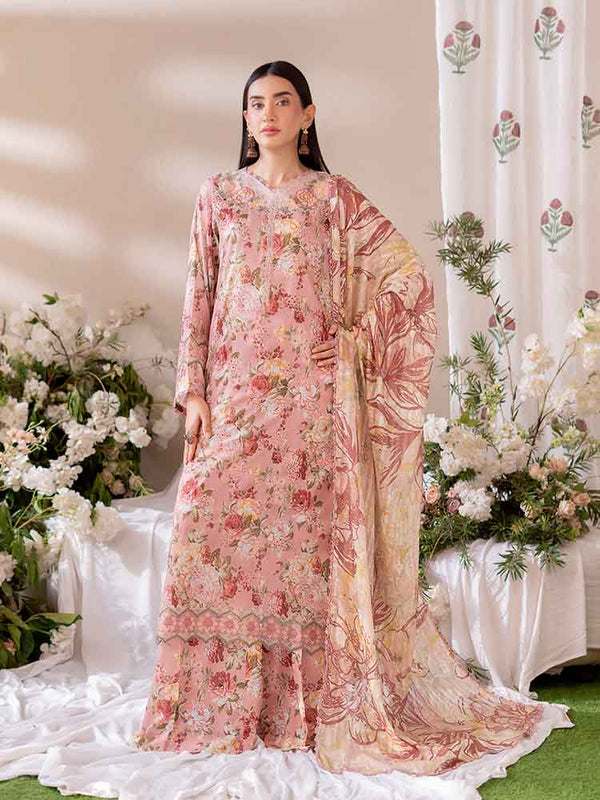 NOVA 3-Piece Unstitched Digital Printed Lawn Suit