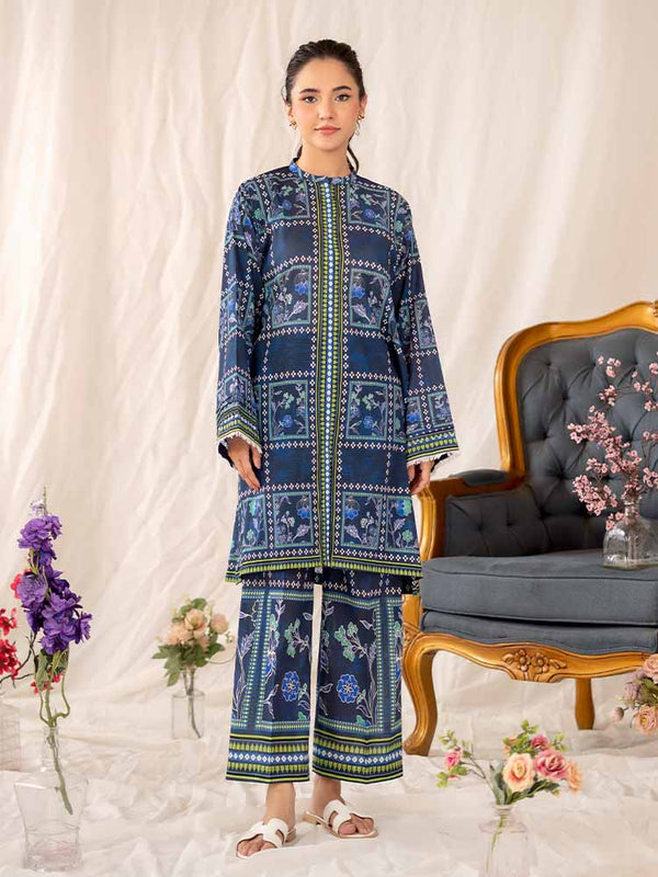 ZARA 2-Piece Unstitched Digital Printed Lawn Suit