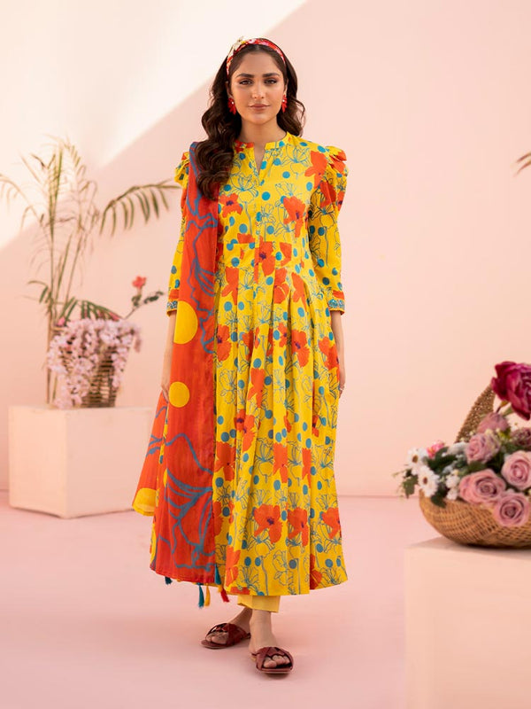 ROOP 3-Piece Unstitched Digital Printed Lawn Suit