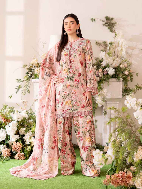 NOVA 3-Piece Unstitched Digital Printed Lawn Suit