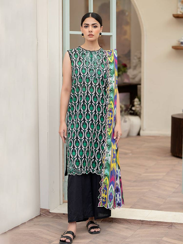 MEEM 3-Piece Unstitched Digital Printed Lawn Suit