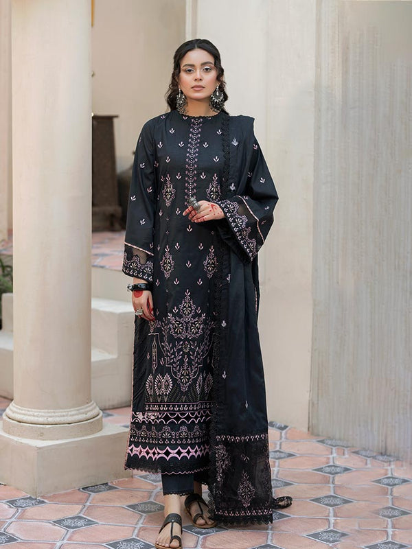 NAQSH E BAHAR 3 Pieces Unstitched Lawn Dyed Embroidered Suit