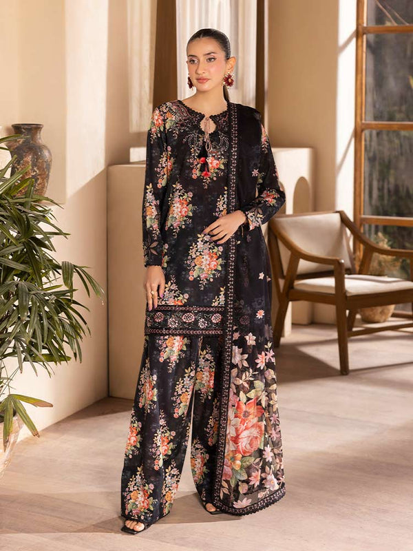 SARAAB 3-Piece Unstitched Digital Printed Lawn Suit