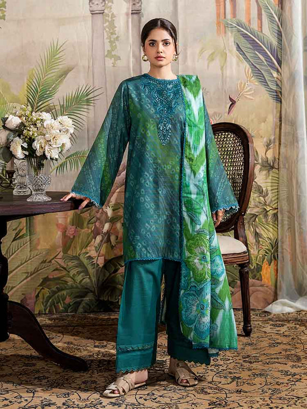 NORINE 3-Piece Unstitched Digital Printed Khaddar Suit