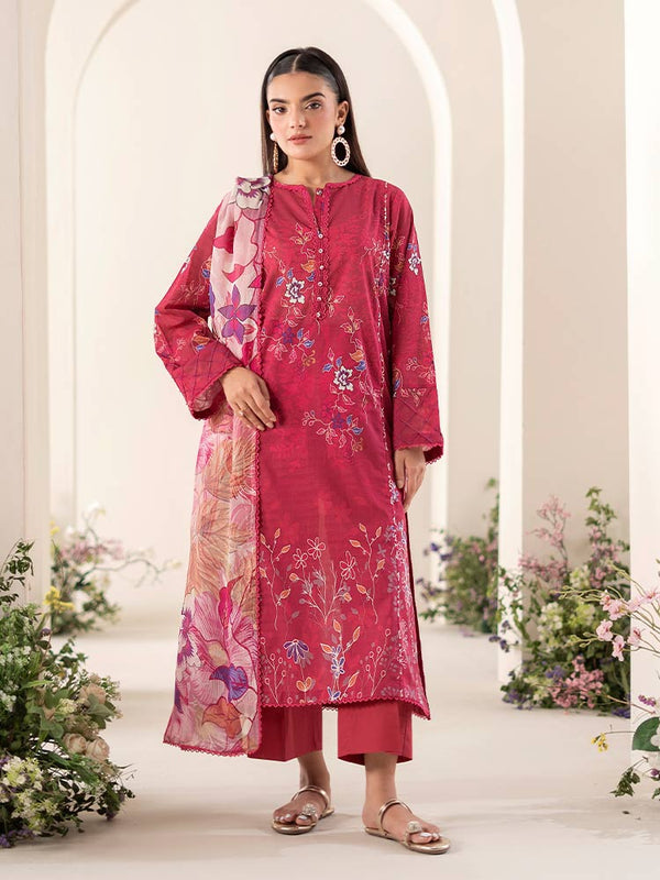 RANG ROZ 3-Piece Unstitched Digital Printed Lawn Suit