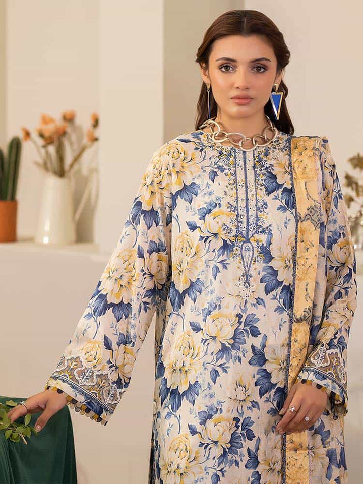 NOA Exclusive Ladies Suit, Embroidered Organza Sequence Suit, Digital Print Lawn Suit, Golden Border Dupatta Set, Women’s Wedding Suit, Festive Party Wear Suit, Premium 3-Piece Women’s Outfit, Multi-Brosha Lawn Dupatta, Luxury Embroidered Suit, Elegant Ladies Suit Collection.
