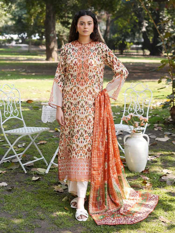 SILSILA 3-Piece Unstitched Digital Printed Lawn Suit