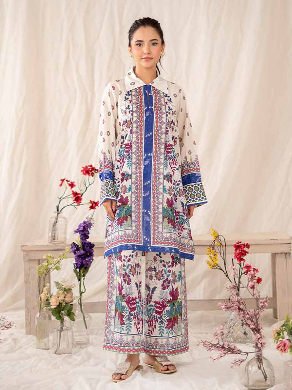 ZARA 2-Piece Unstitched Digital Printed Lawn Suit